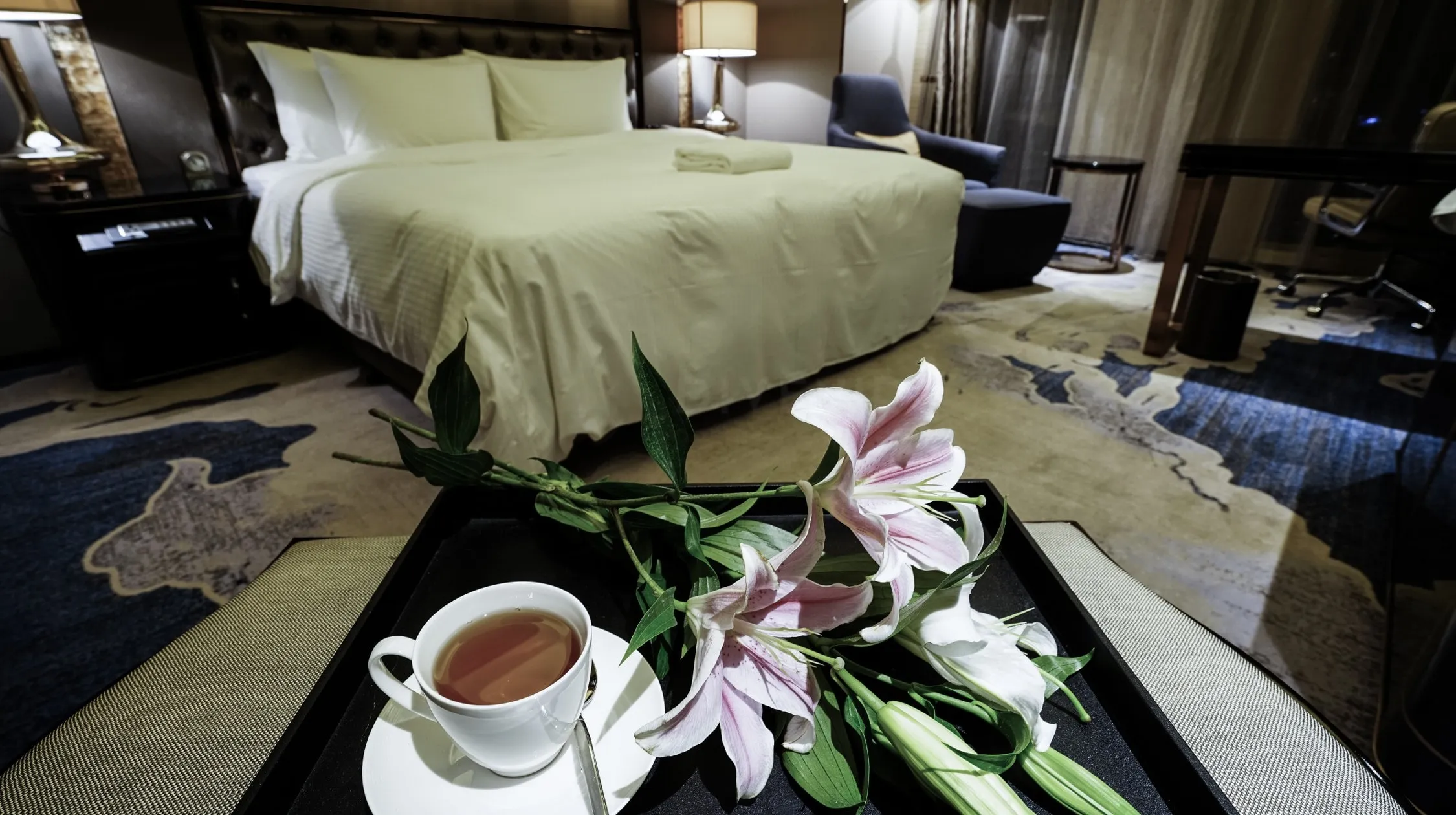 A suite prepared for arrival — the signature Divenire experience